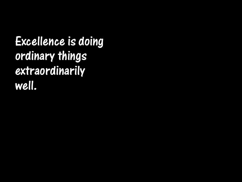 Excellence Motivational Quotes