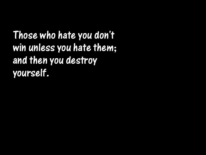 Hatred Motivational Quotes