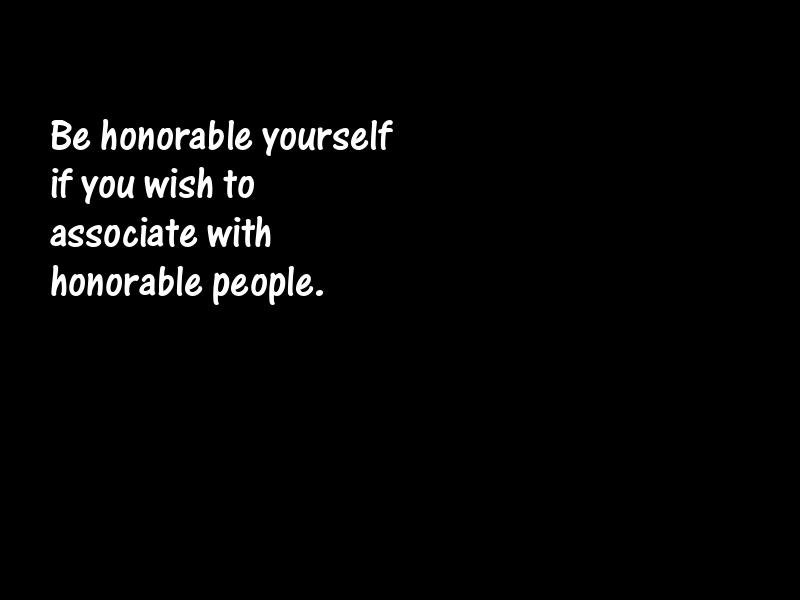 Honor Motivational Quotes