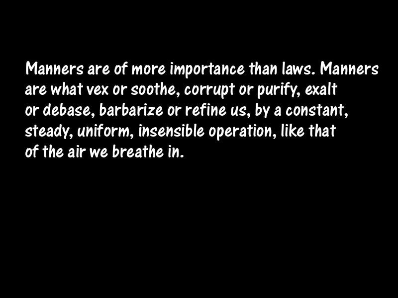 Manners Motivational Quotes