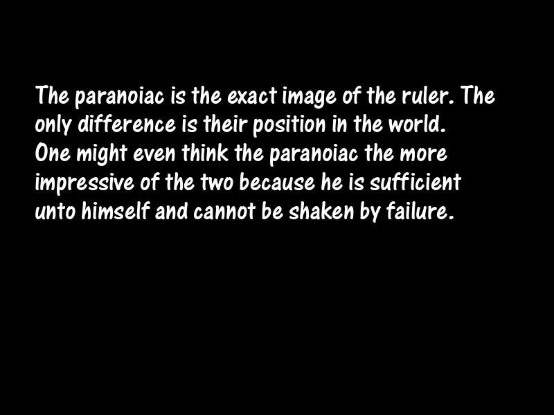 Paranoia Motivational Quotes