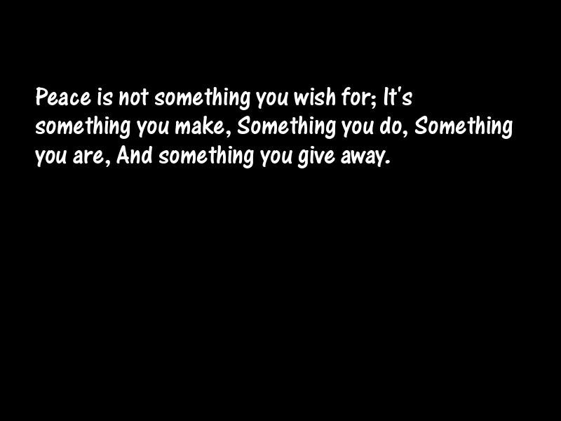 Peace Motivational Quotes