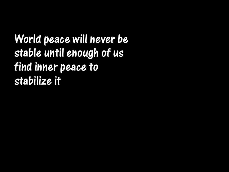 Peace Motivational Quotes