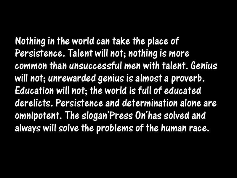 Persistence Motivational Quotes