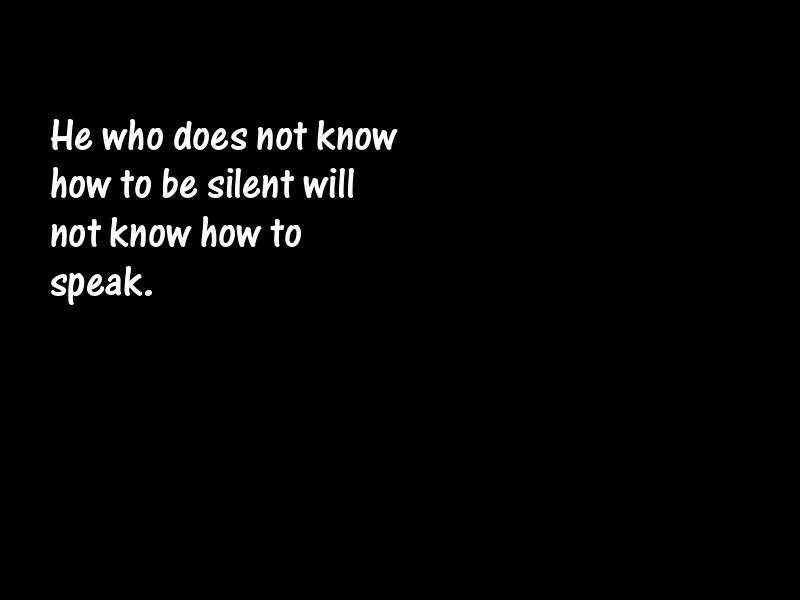 Silence Motivational Quotes