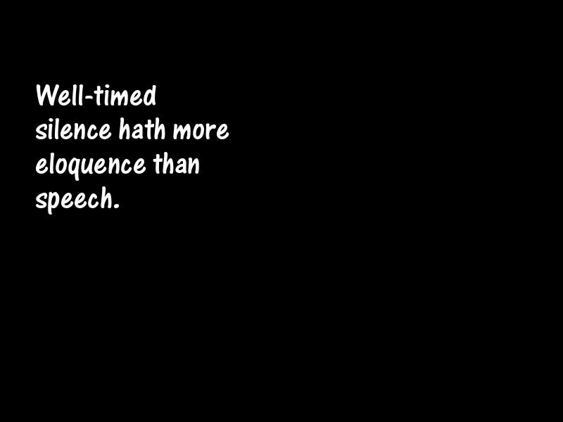 Silence Motivational Quotes