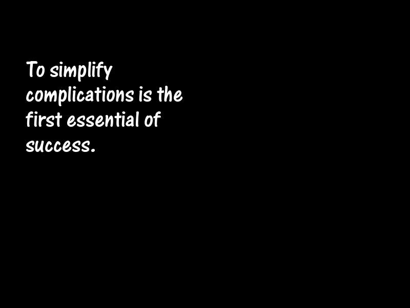Simplicity Motivational Quotes