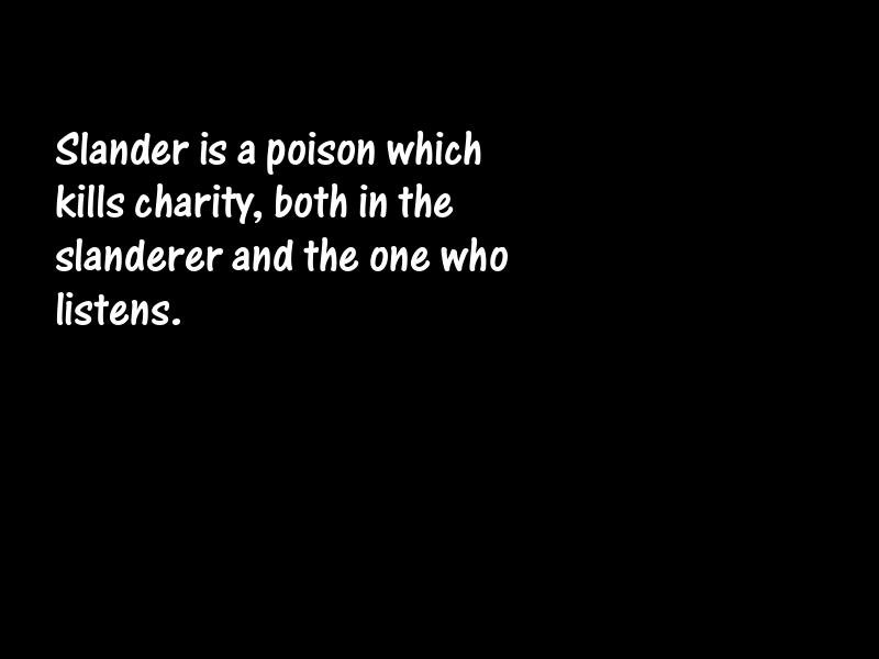 Slander Motivational Quotes