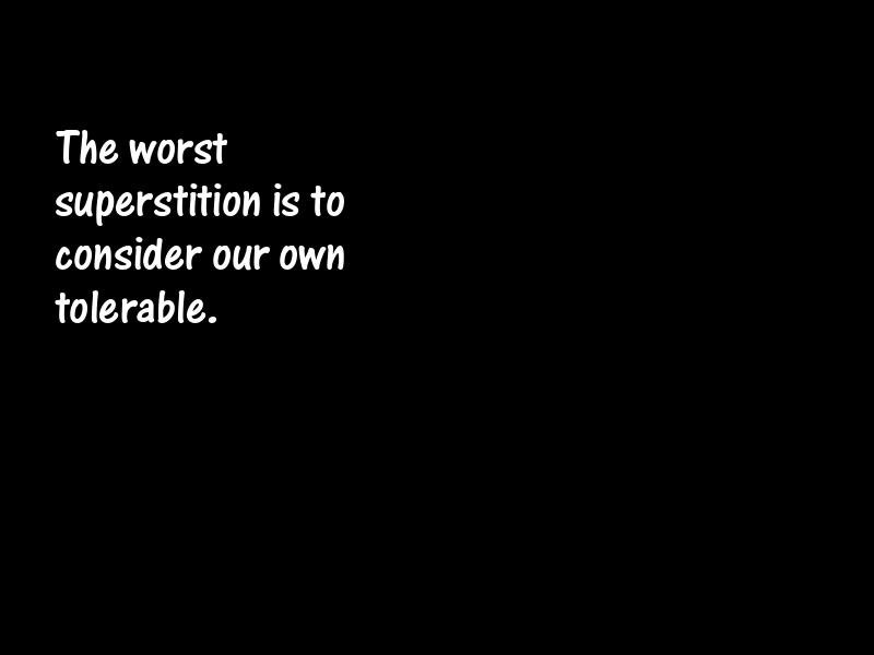 Superstition Motivational Quotes