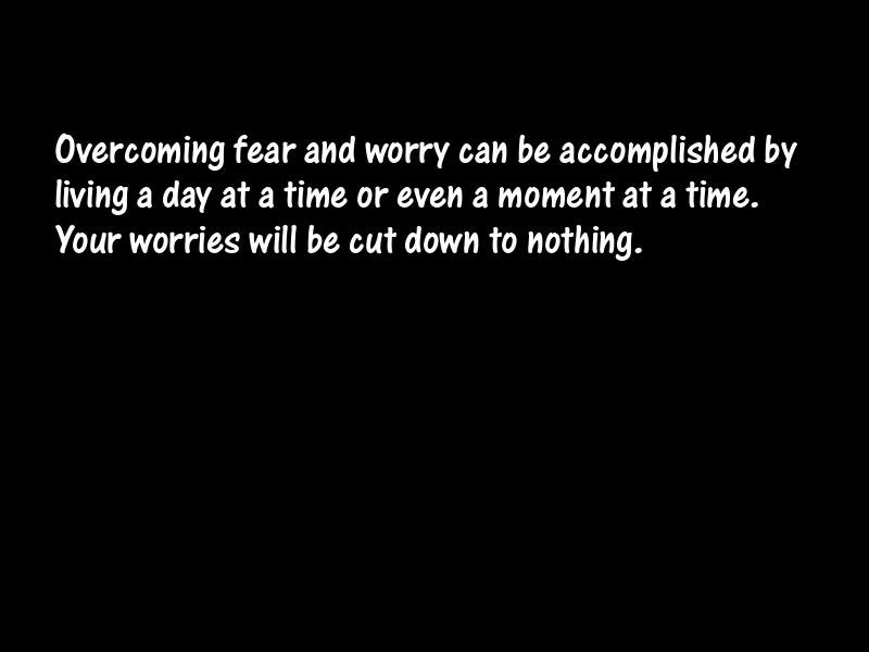 Worry Motivational Quotes
