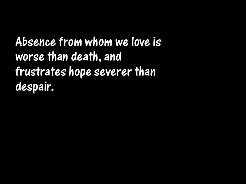 Absence Motivational Quotes