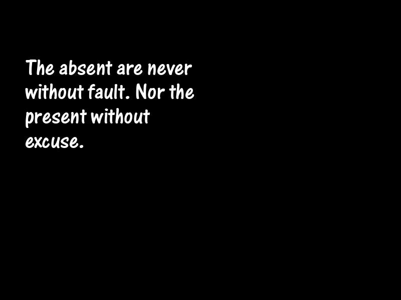 Absence Motivational Quotes