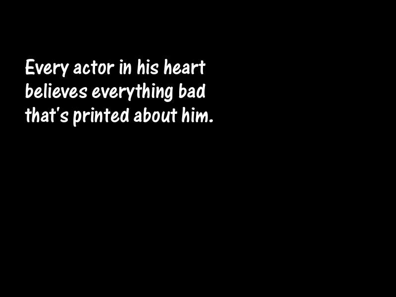 Acting and actors Motivational Quotes