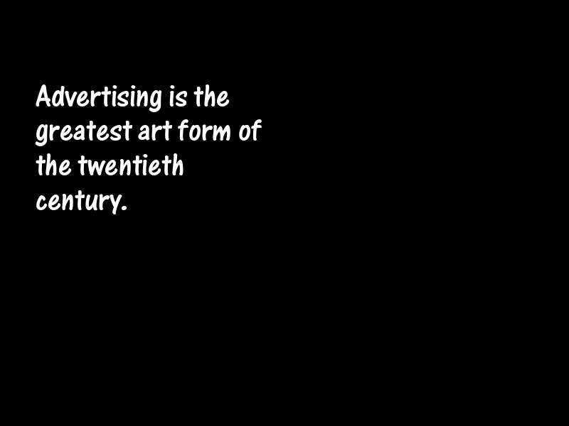 Advertising Motivational Quotes