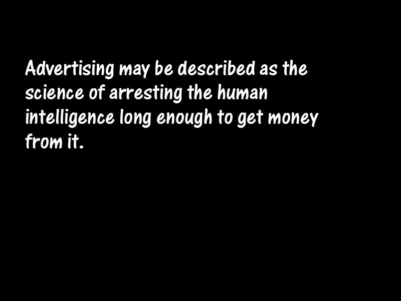 Advertising Motivational Quotes