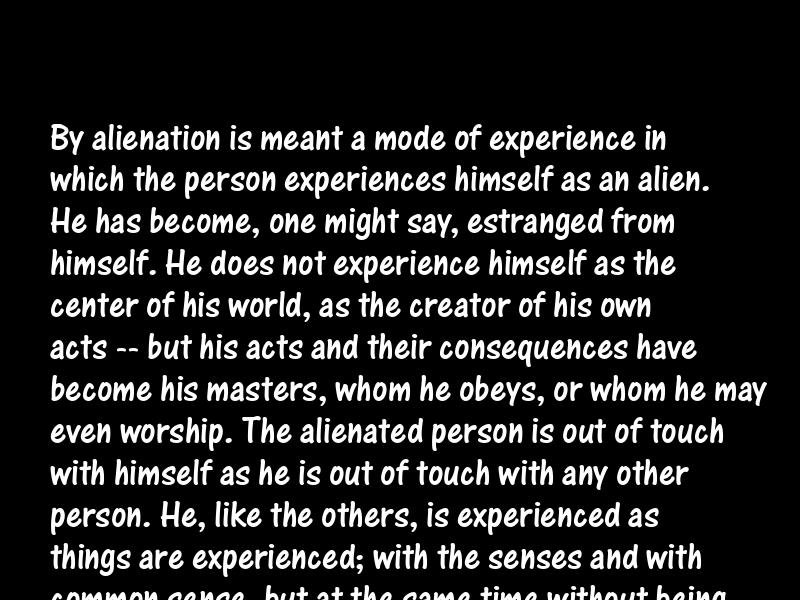 Alienation Motivational Quotes