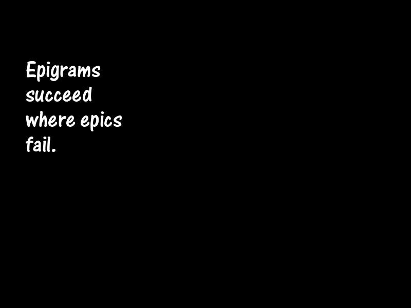 Aphorisms and epigrams Motivational Quotes