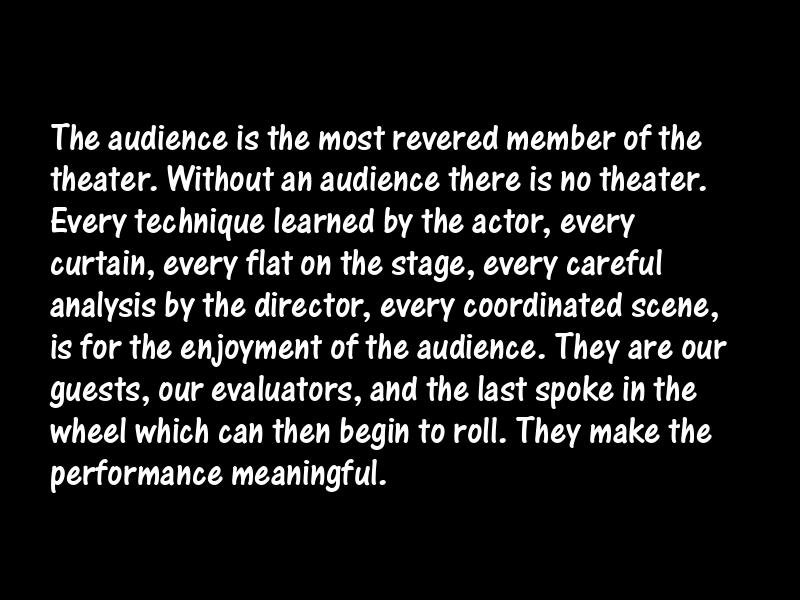 Audiences Motivational Quotes