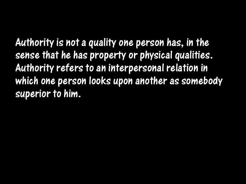 Authority Motivational Quotes
