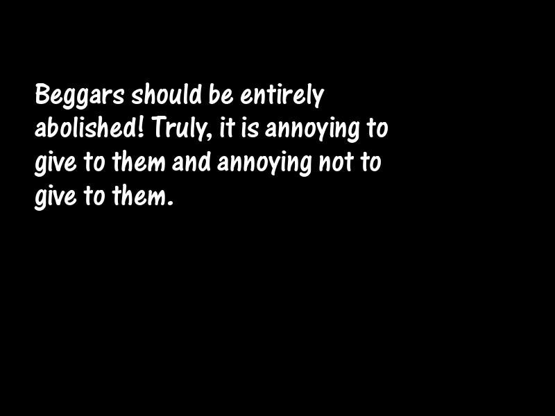 Beggars Motivational Quotes