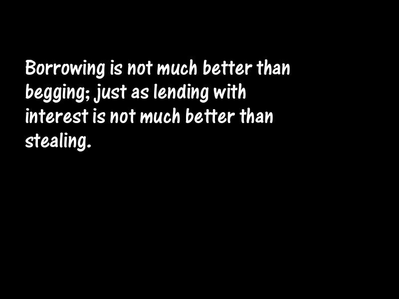 Borrowing Motivational Quotes