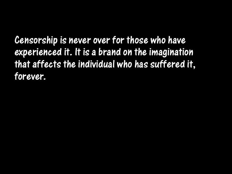 Censorship Motivational Quotes
