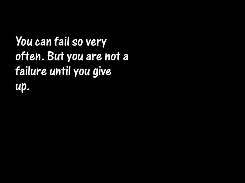 Failure Motivational Quotes