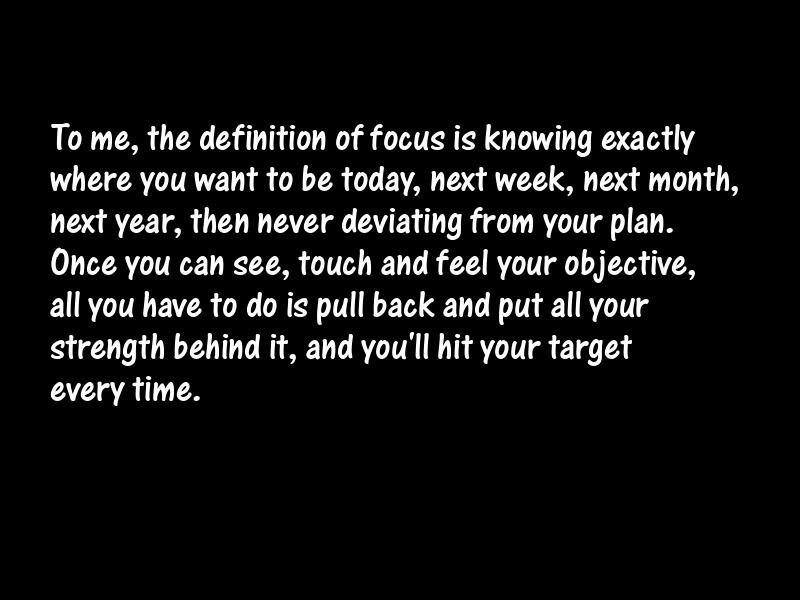 Focus Motivational Quotes
