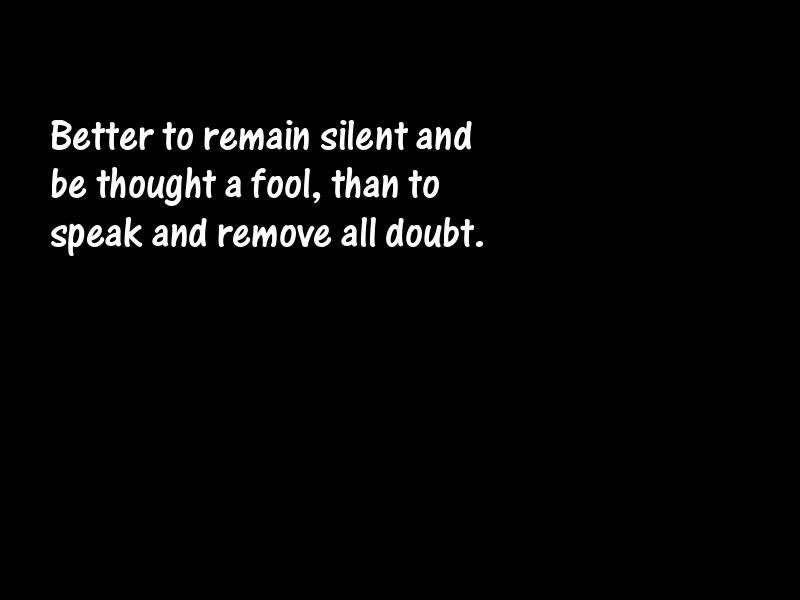 Fools and foolishness Motivational Quotes