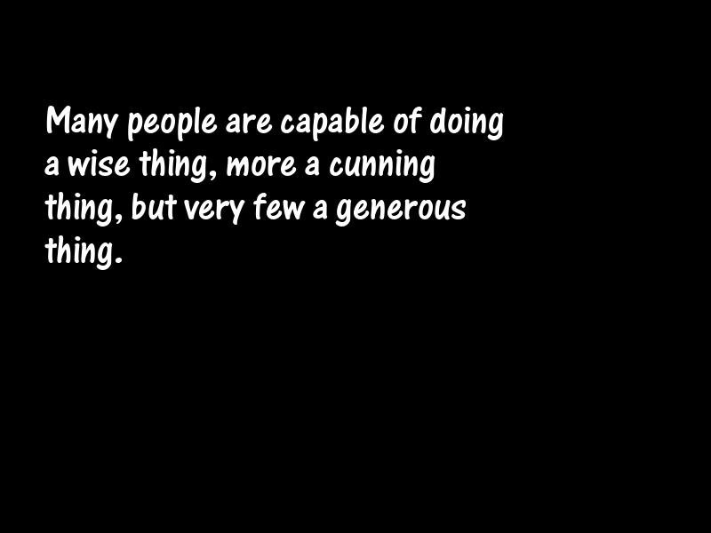 Generosity Motivational Quotes