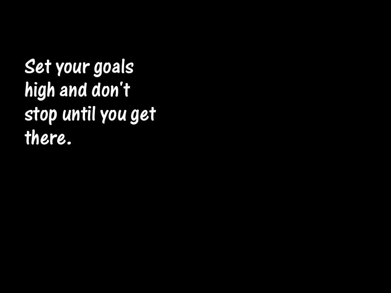 Goals Motivational Quotes