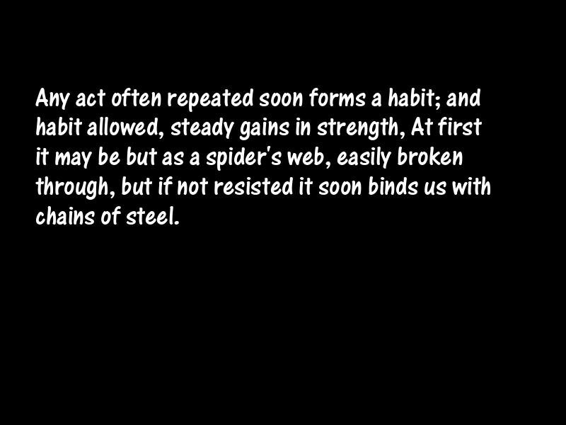 Habit Motivational Quotes