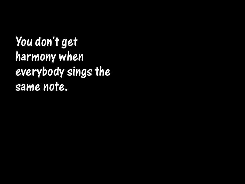 Harmony Motivational Quotes