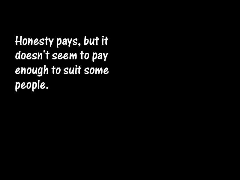 Honesty Motivational Quotes