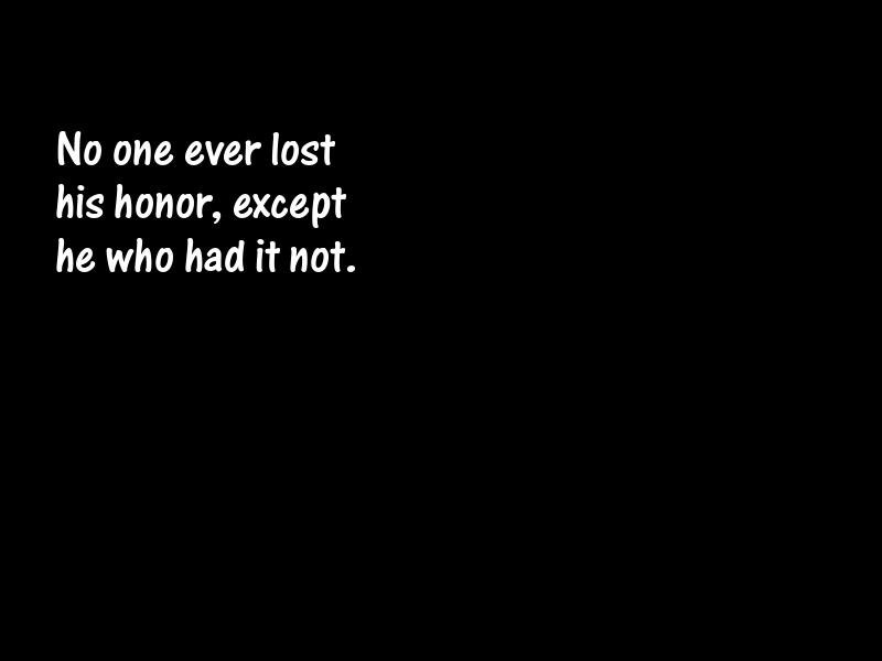 Honor Motivational Quotes