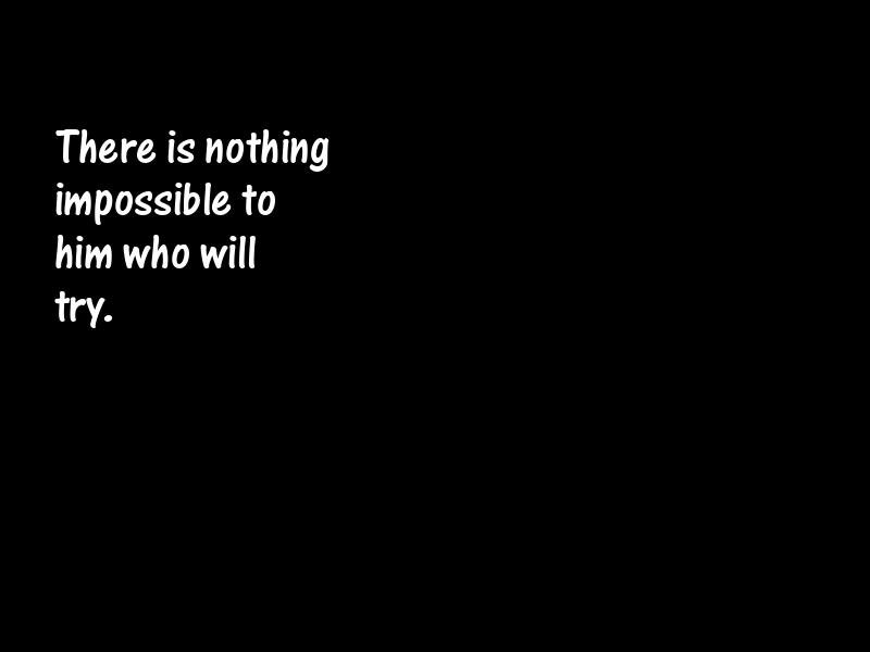 Impossibility Motivational Quotes