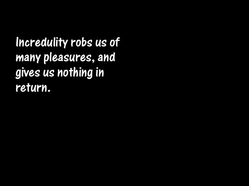Incredulity Motivational Quotes