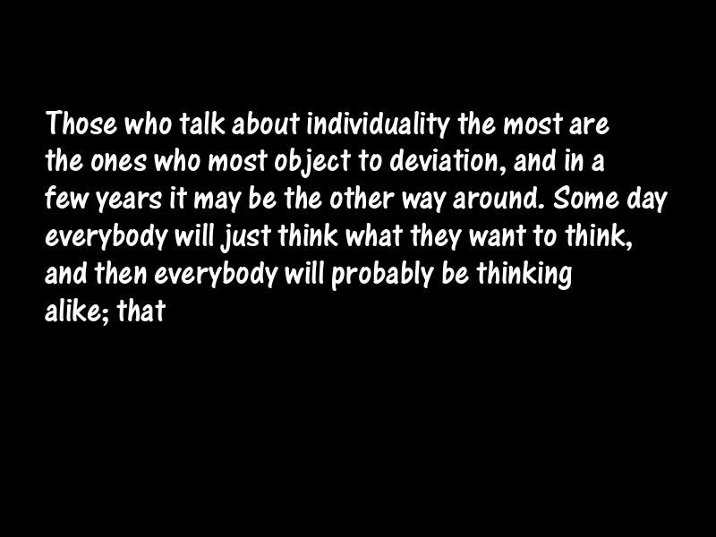 Individuality Motivational Quotes