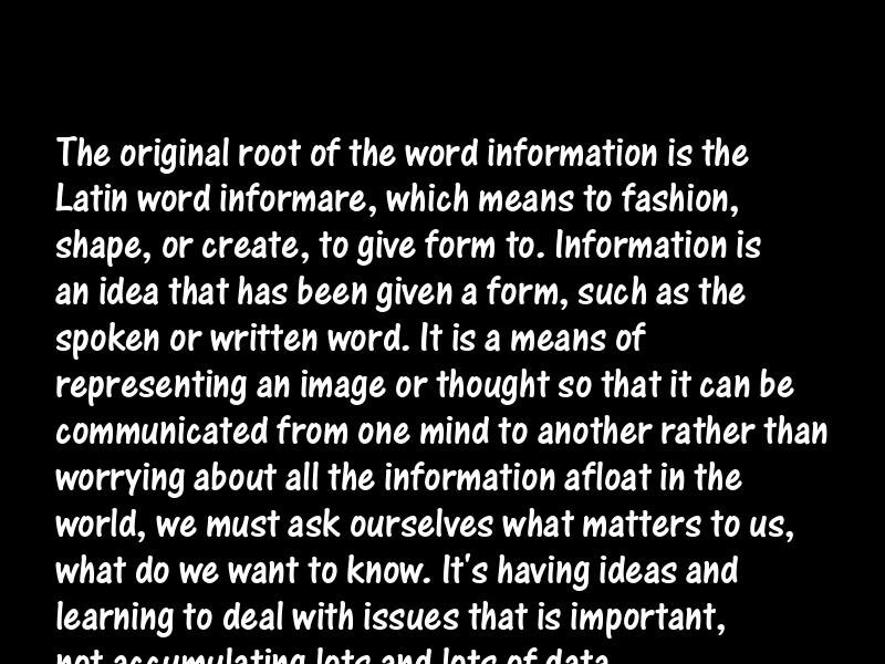 Information Motivational Quotes