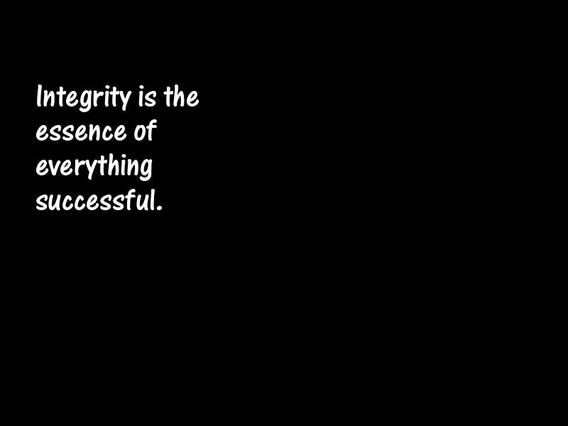 Integrity Motivational Quotes