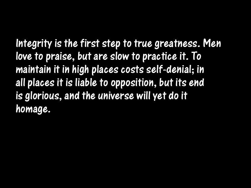 Integrity Motivational Quotes
