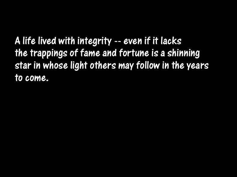 Integrity Motivational Quotes