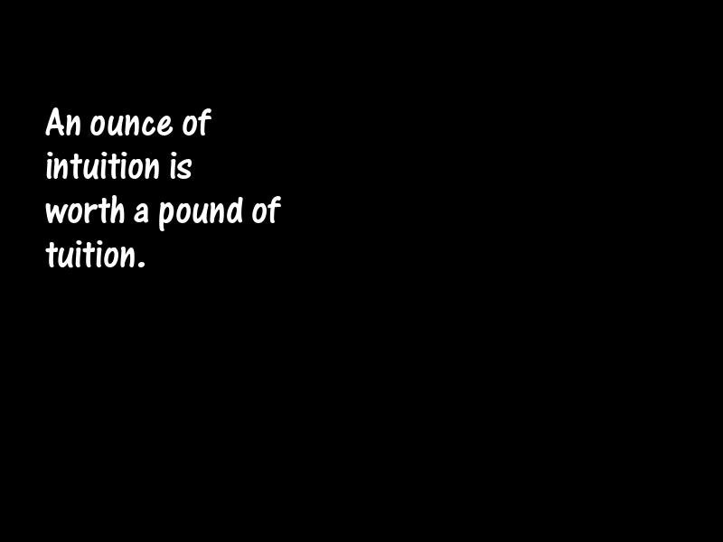 Intuition Motivational Quotes