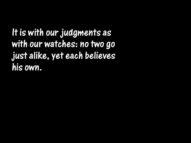 Judgment and judges Motivational Quotes