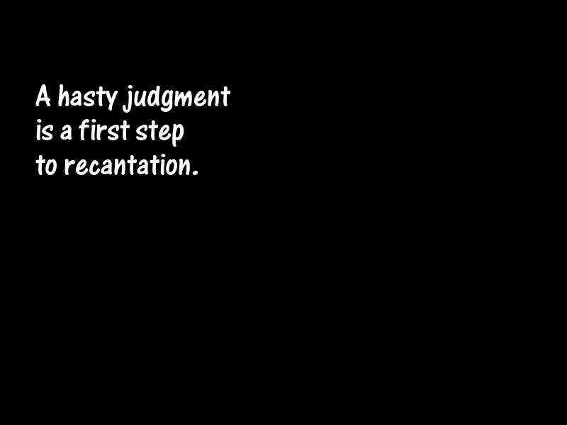 Judgment and judges Motivational Quotes