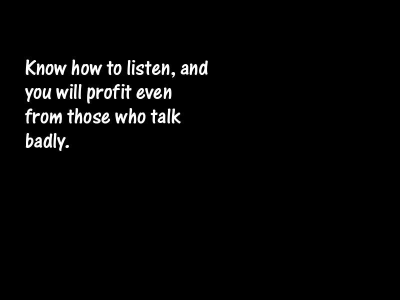 Listening Motivational Quotes