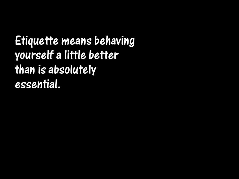 Manners Motivational Quotes