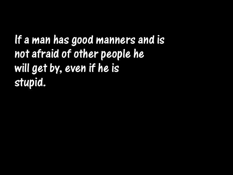 Manners Motivational Quotes