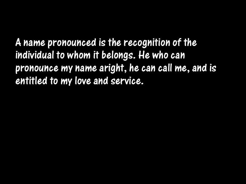 Names Motivational Quotes
