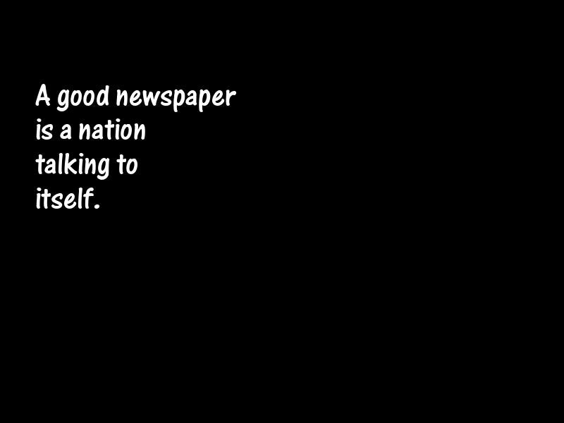 Newspapers Motivational Quotes